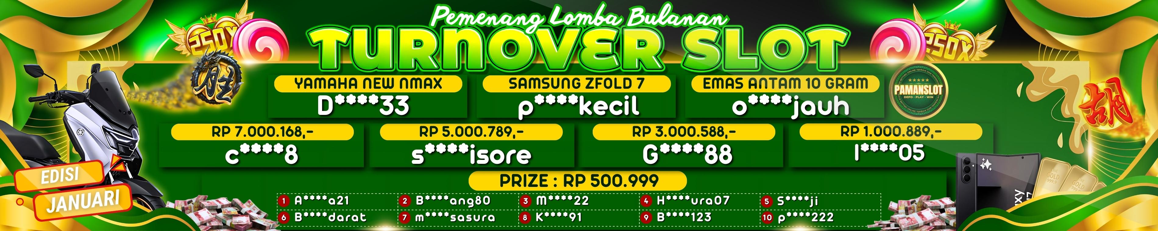 PEMENANG TO BULANAN SLOT